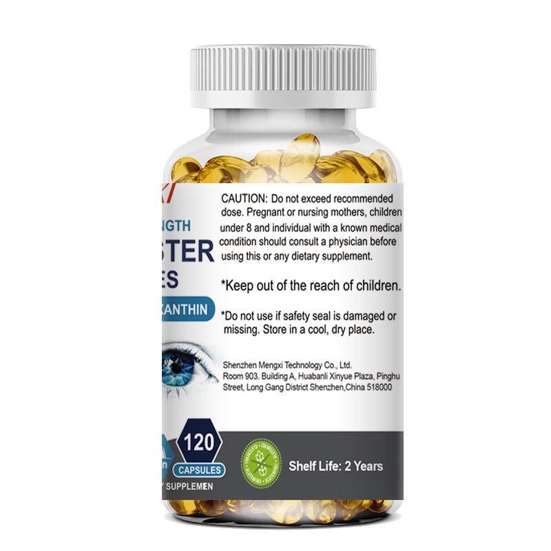 Eye Health Supplement, Lutein and Zeaxanthin, Vision Health, Eye Strain Support