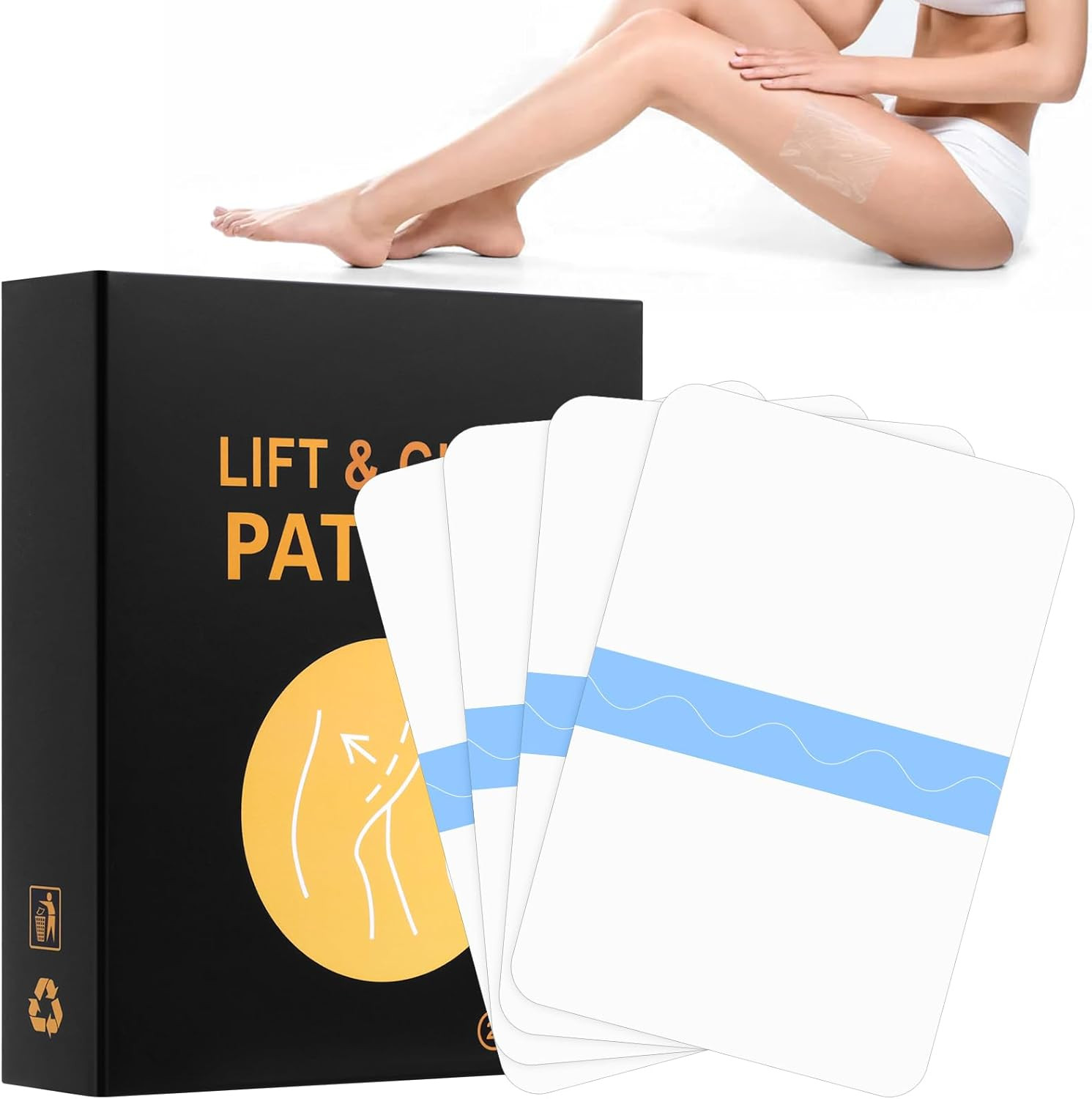 Invisible Body Lifting Patches for Legs/Abdomen/Buttocks & Arms Skin Tightening