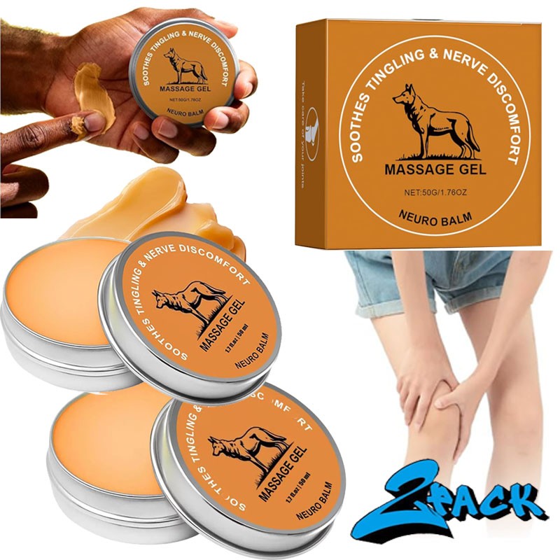 2PCS Neuro Balm, Joint Care Soothing Cream,Herbal Cooling Soothing Cream – 20%