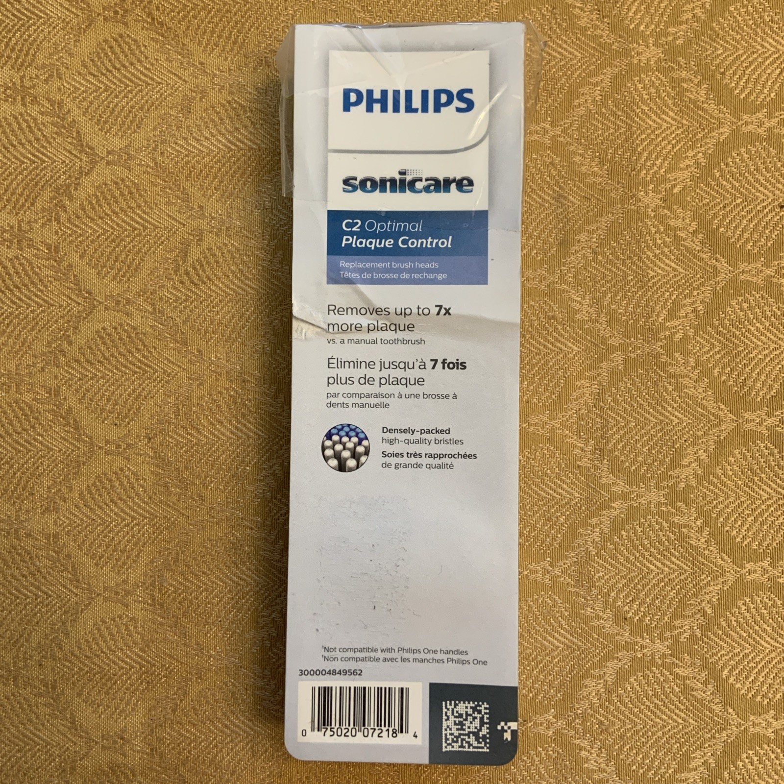 Philips Sonicare C2 Optimal Plaque Control Brush Heads 3 Pack White Free Shippin
