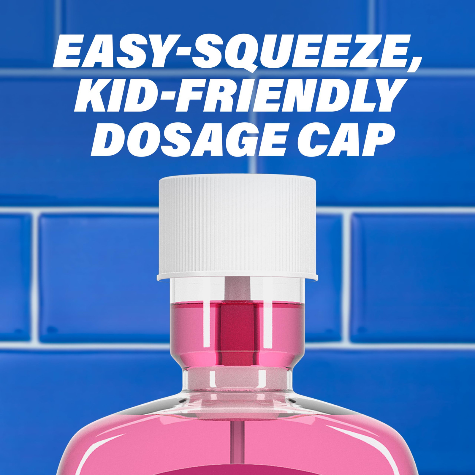 ACT Kids Anticavity Fluoride Mouthwash Bubble Gum 16.9 Fl Oz for Fresh Breath