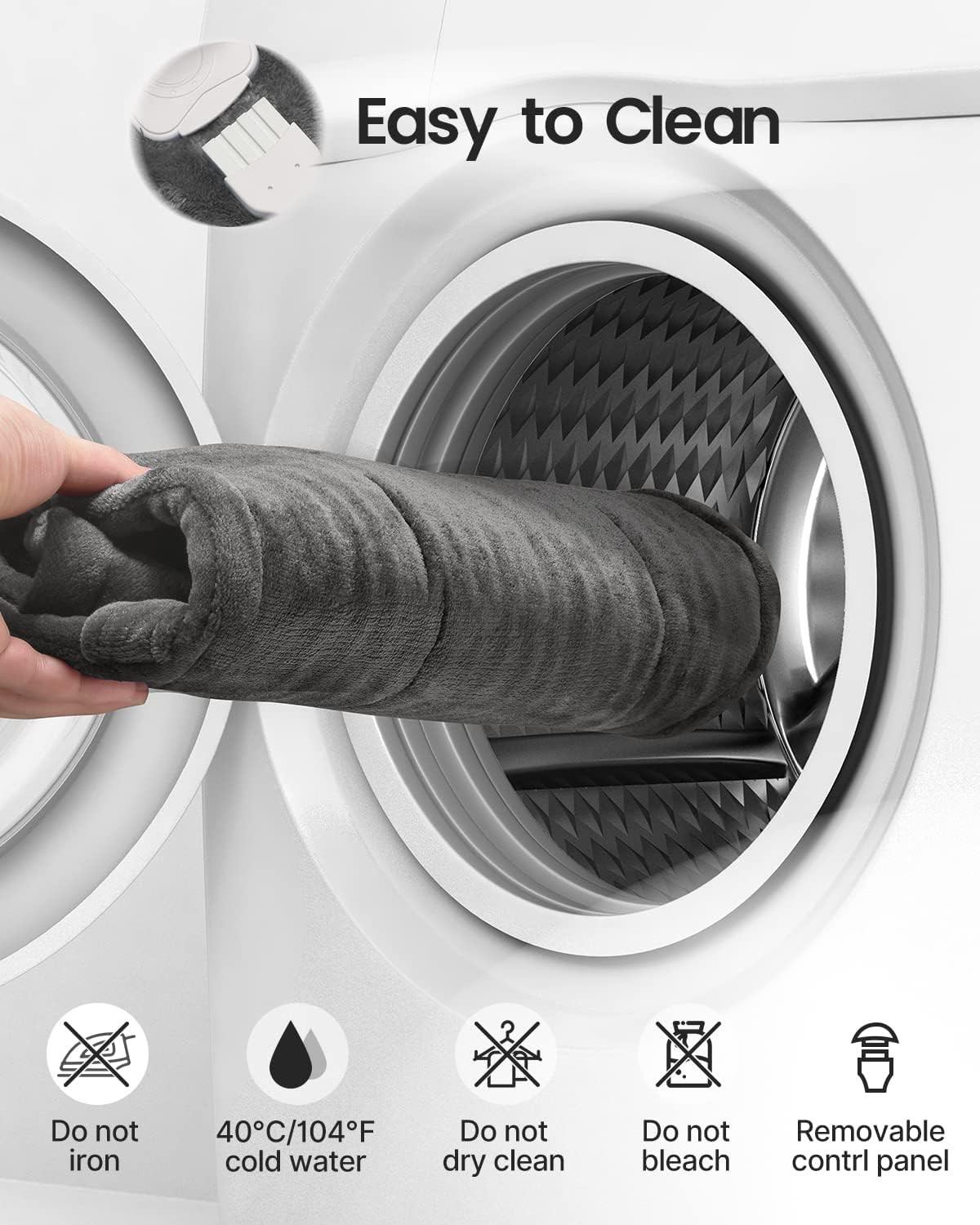 RENPHO Fathers Day Dad Gifts, Electric Heating Pad – 6 Heat Levels for Neck Shou