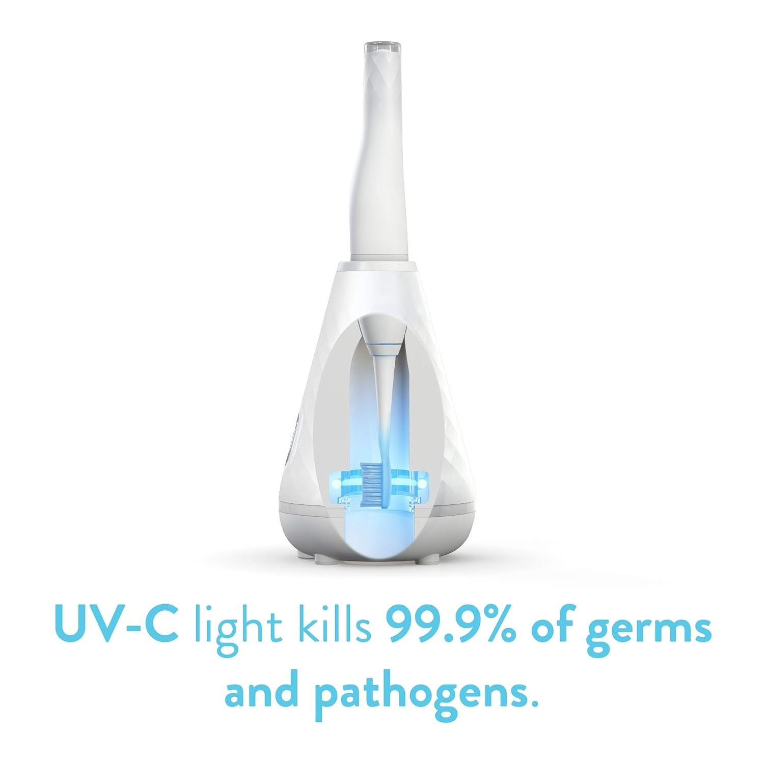 Electric Toothbrush with UV Sanitizing, White