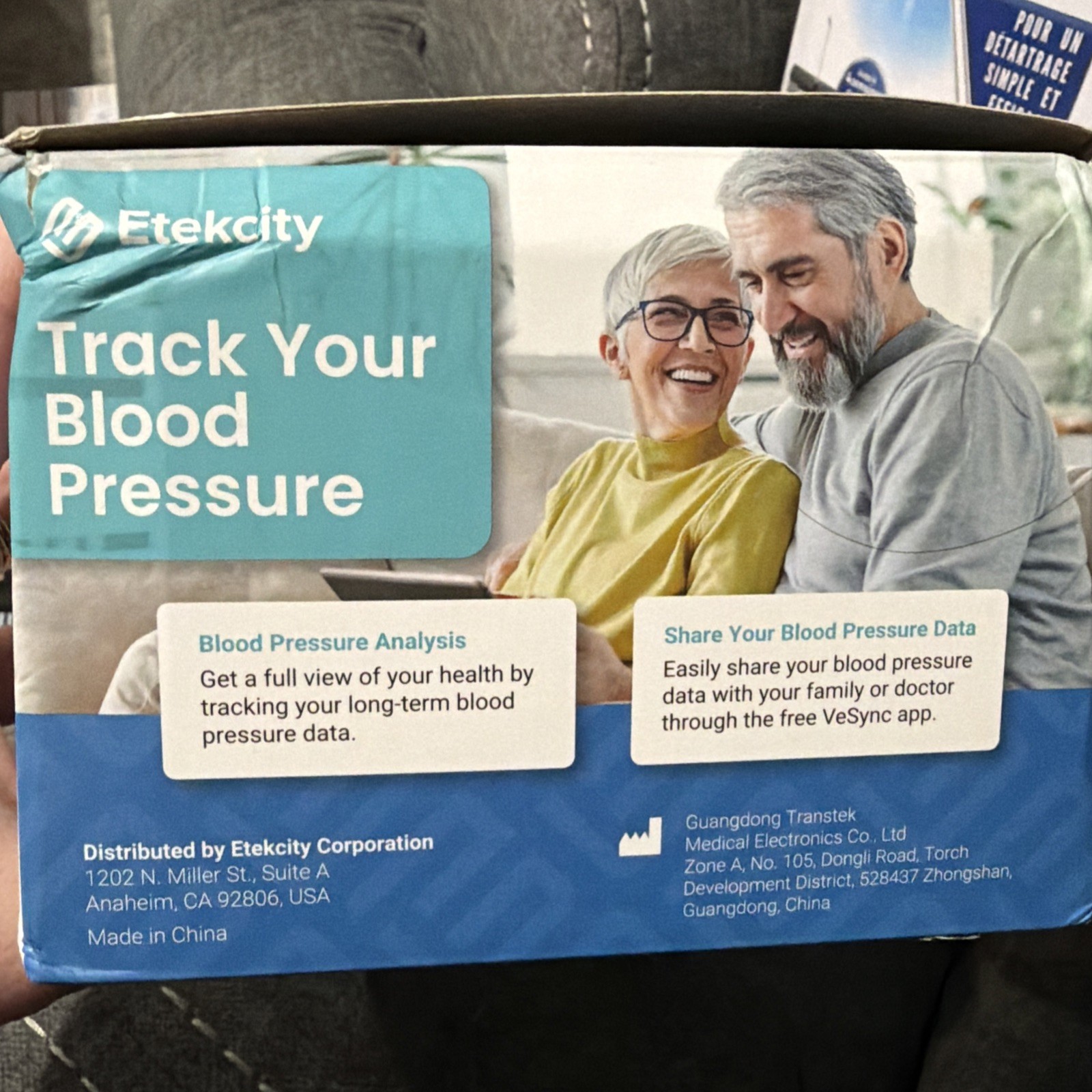 Etekcity Blood Pressure Monitor for Home – Cuff for Standard to Large Arms