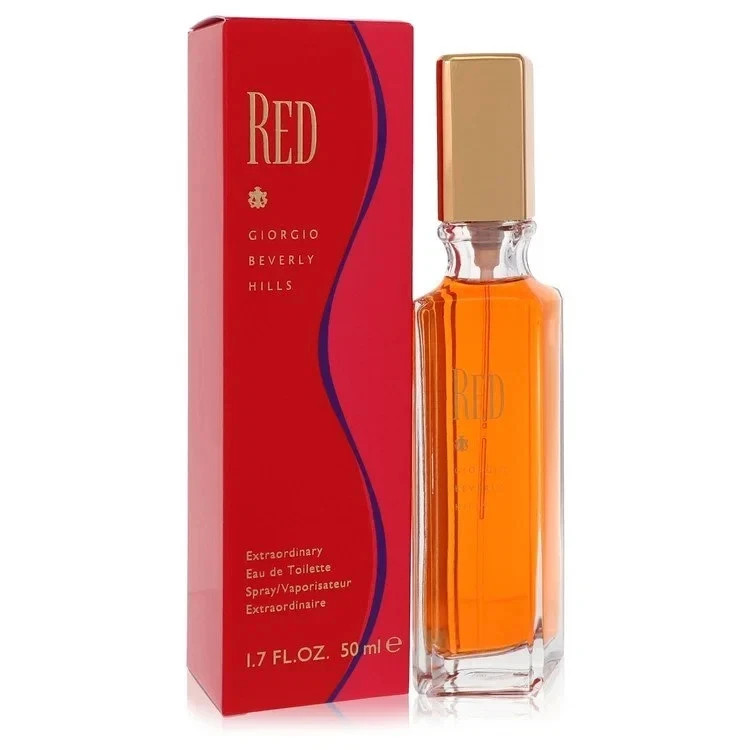 RED by GIORGIO BEVERLY HILLS Perfume 1.7 Fl oz EDT For Women New in Box