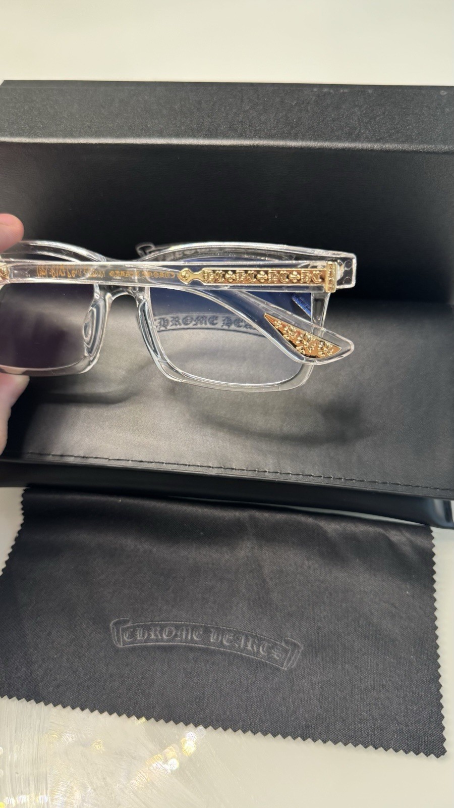 Chrome hearts style glasses