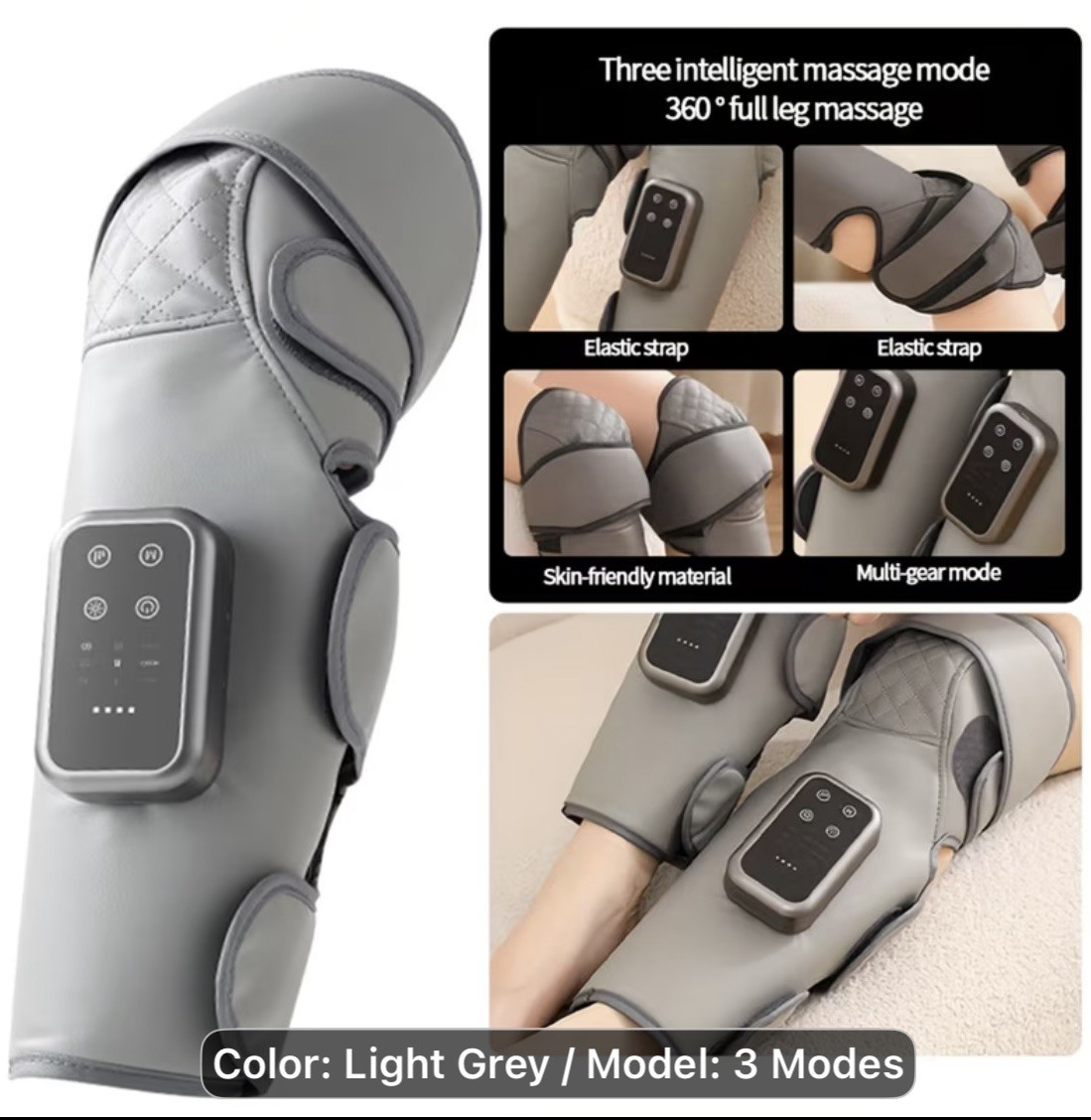 1pc Electric Multi-Function Leg Massager with Air Compression And Heating