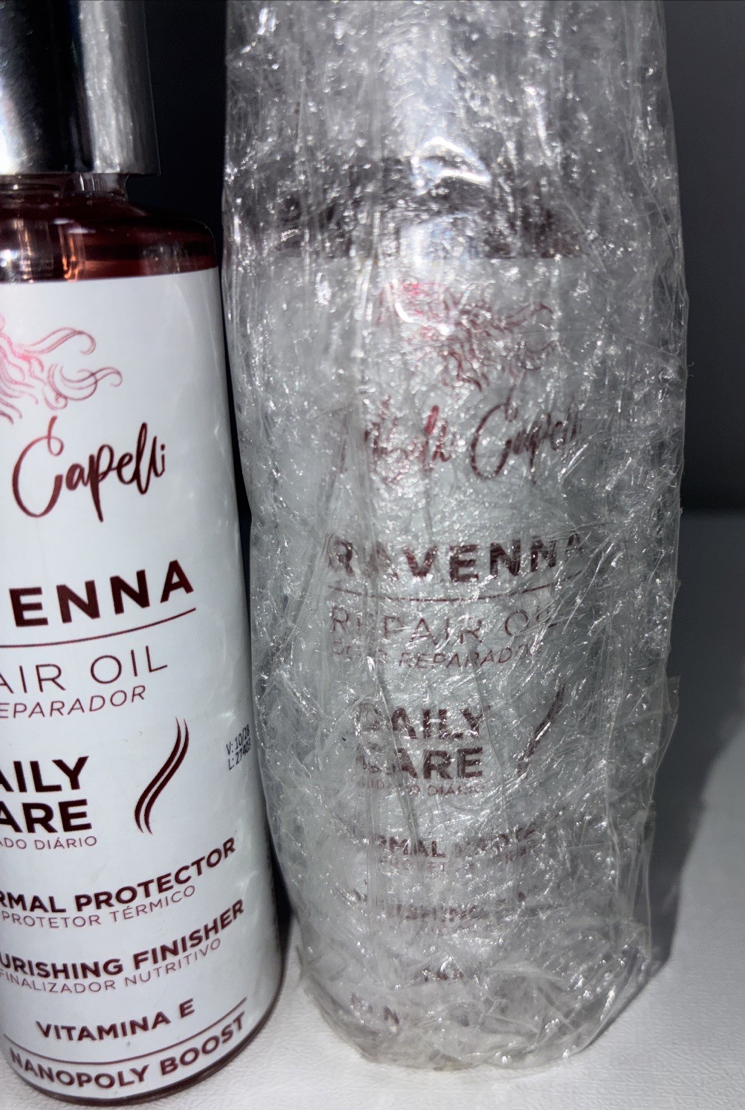 Lot Of 3-I Belli Capelli Ravenna Repair Oils, Thermal Protector 2fl Oz Each