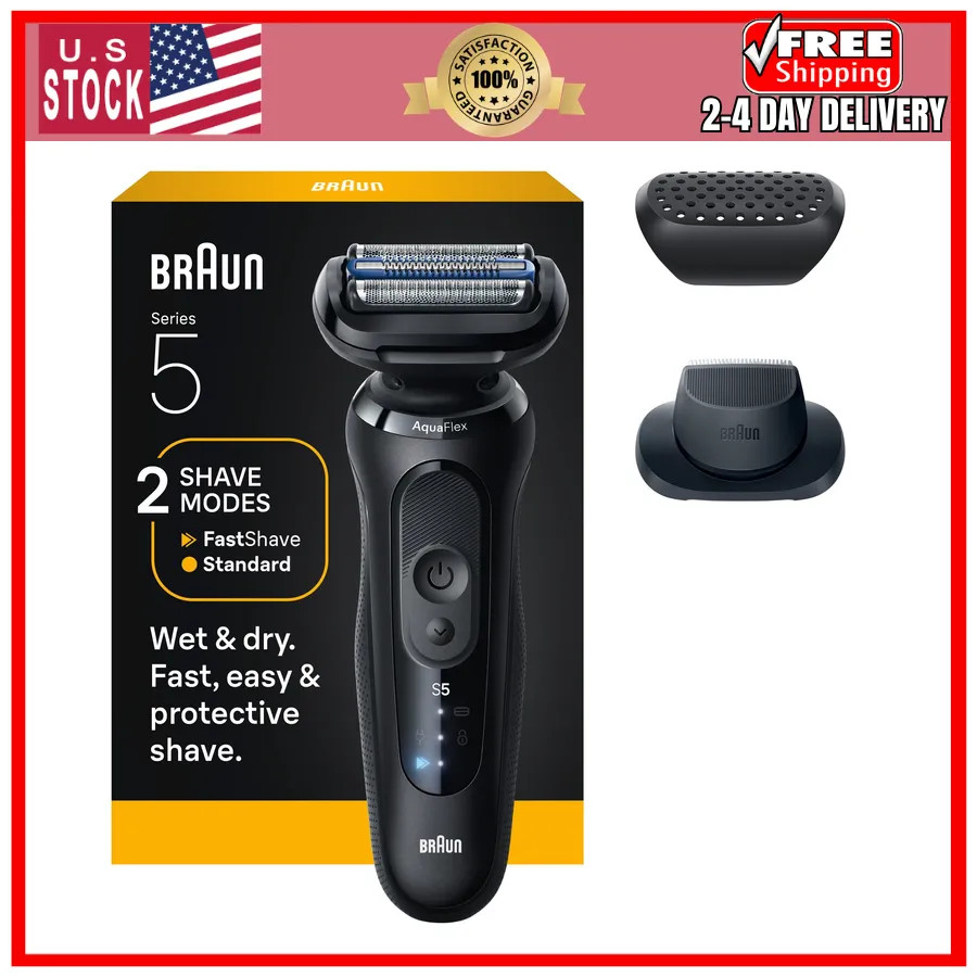 Braun Series 5 Electric Shaver for Men with Beard Trimmer Model 5118s