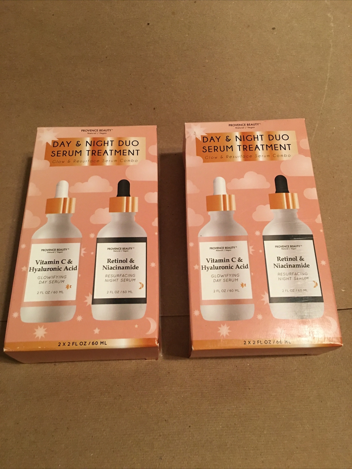 2 Packs Of 2 Provence Beauty Day & Night Serum Treatment As Pictures