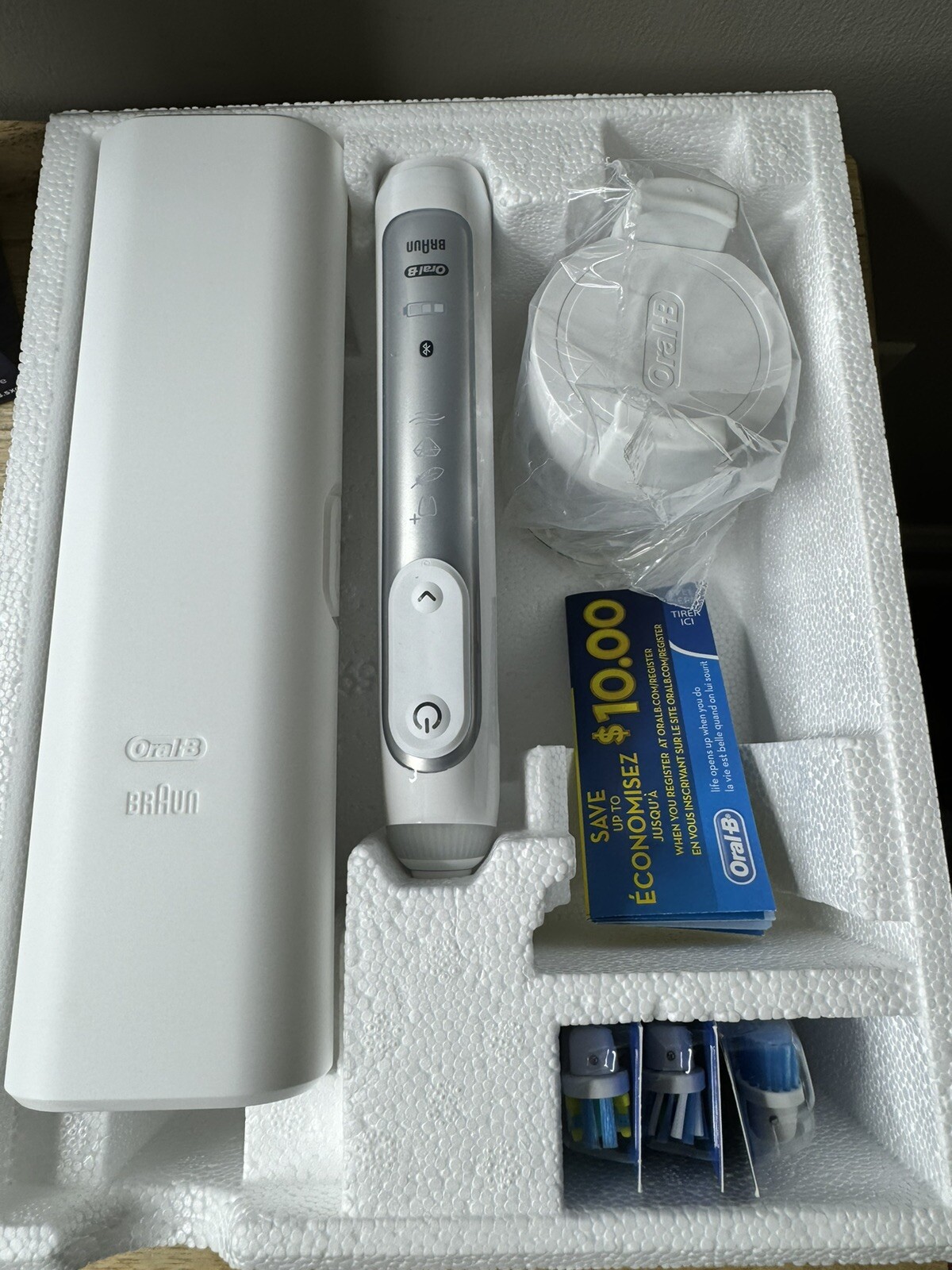Oral B Genius X Rechargeable Toothbrush Patient Starter Kit And Brush Head