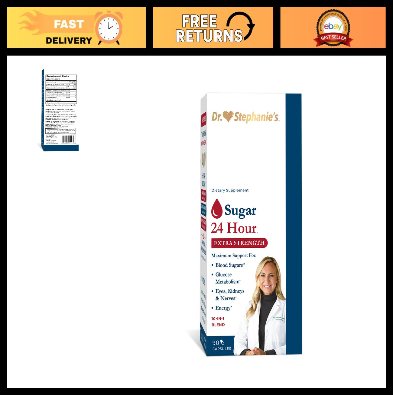 24-Hour Extra-Strength Support | Maximum Daily Pancreas Health Supplement