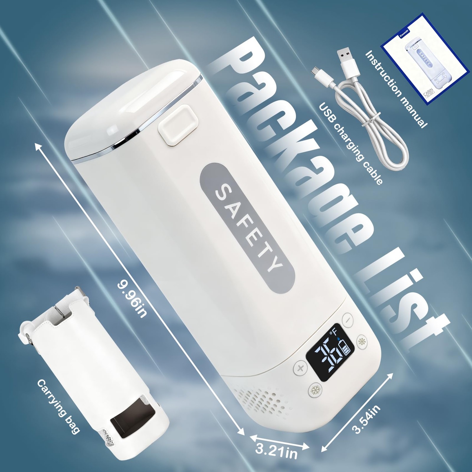 ** NEW Rechargeable Insulin Cooler | TSA Approved | 7 Hours Battery | Portable