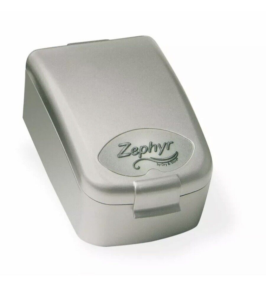 Dry & Store Zephyr Electric Hearing Aid Dehumidifier USA SELLER Desiccant Dryer
