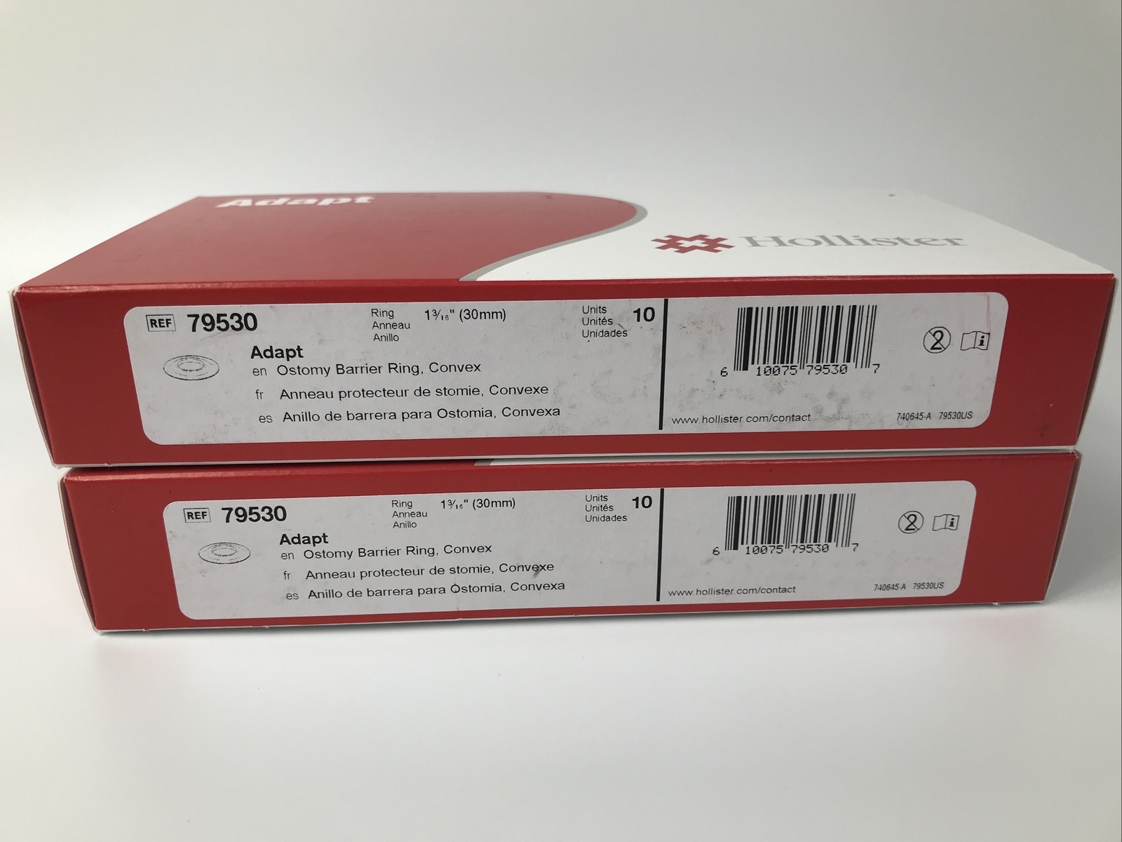 20 Hollister 79530 Adapt Round Convex Barrier Stoma 1-3/16″ 30mm Rings Exp 2029