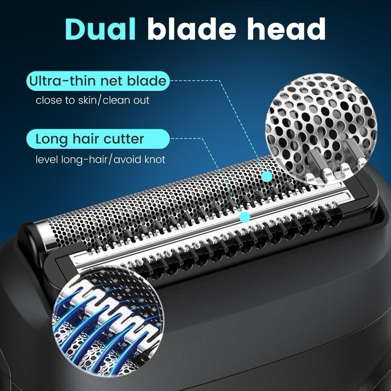 Brightup Electric Foil Shavers for Men, Mini Electric Razor for Shaving Face