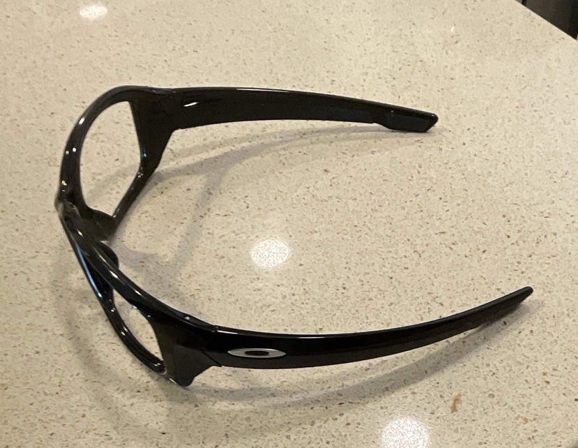 OakleyStraightlink Full Rim Plastic Eyeglasses Frame, Black Solid Unisex Adults
