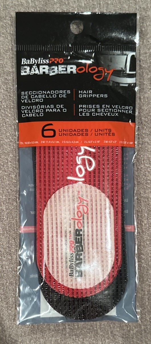 BaBylissPro Barberology Hair Grippers – 6 Grips | BBCKT5