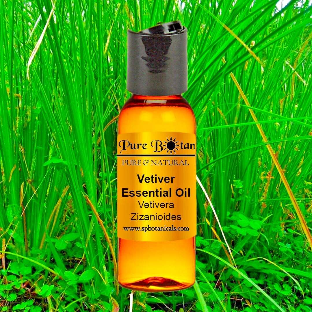 Vetiver Essential Oil 100% Pure & Natural Ship Free UNDILUTED · 1oz – 1 Gallon!