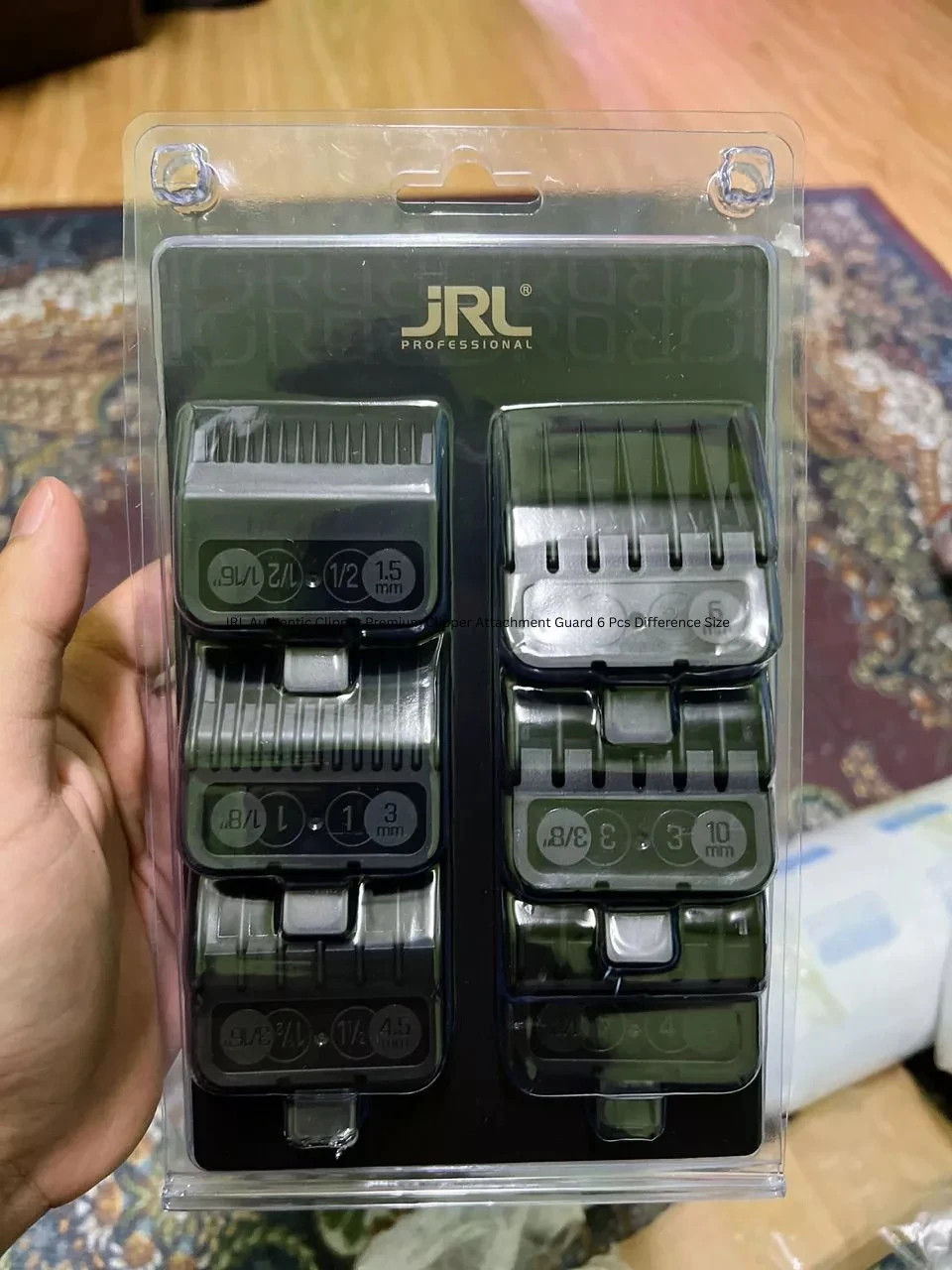 JRL Authentic Clipper Premium Clipper Attachment Guard 6 Pcs Difference Size