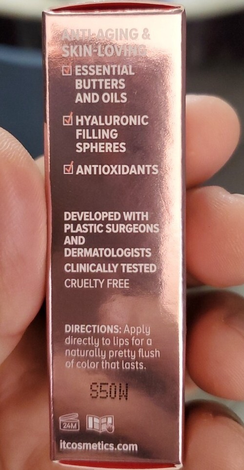 It Cosmetics Rose Flush Vitality Lip Flush Stain 4-In-1 Hydrating-Balm-Gloss-Sta