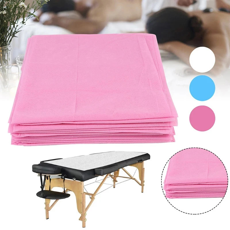 Disposable Non Woven Massage Bed Sheets Spa & Beauty Salon Hotel,Travel 10 Sheet