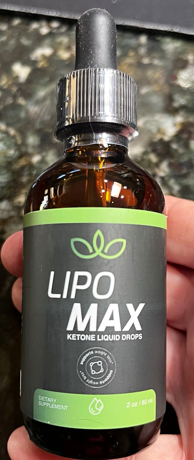 Lipo Max Keto Ketone Liquid Drops 2 fl oz Grape Seed & Horse Chestnut.