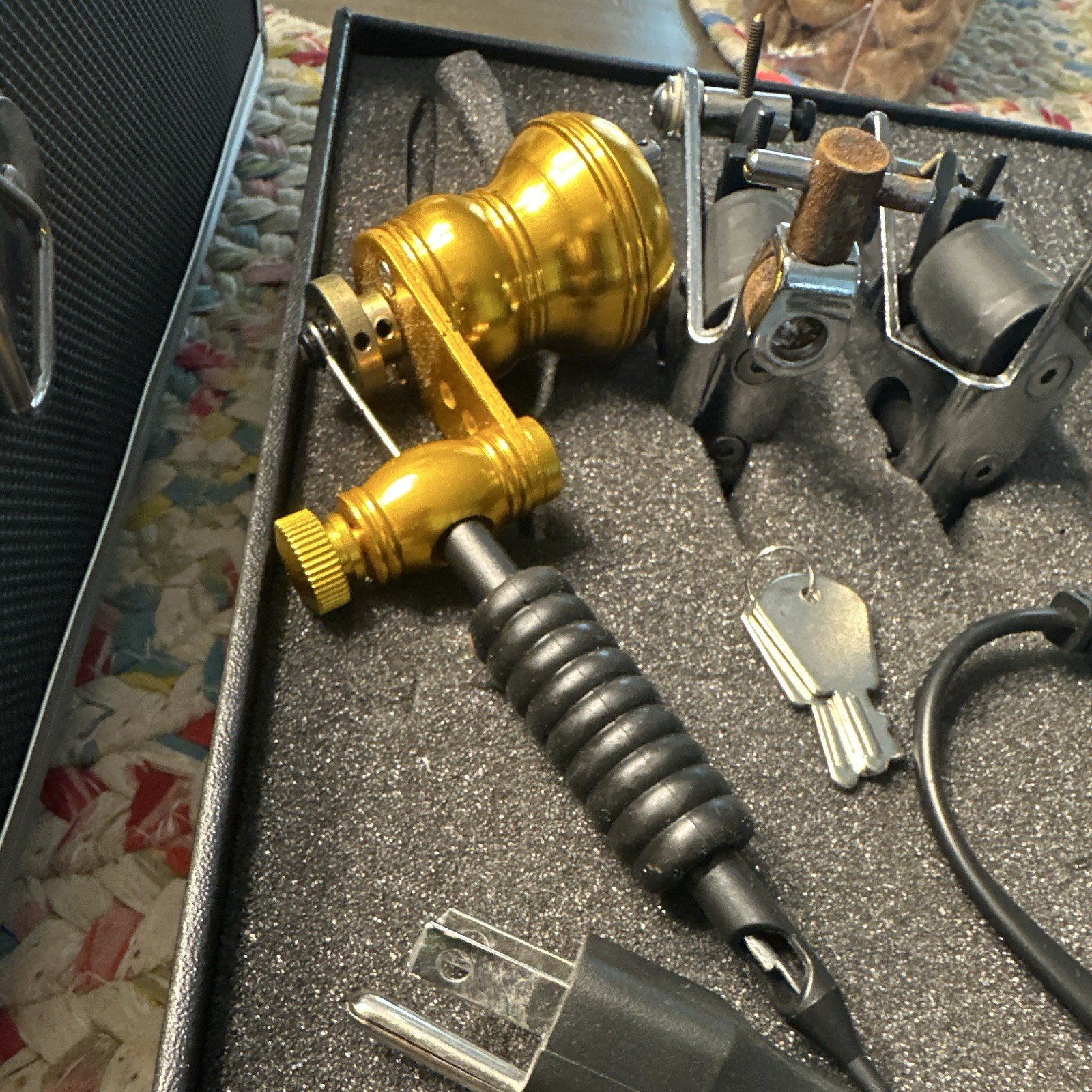Element Tattoo Supply Adjustable Tattoo Kit w/ Case, Power Supply, Ink TPN-020