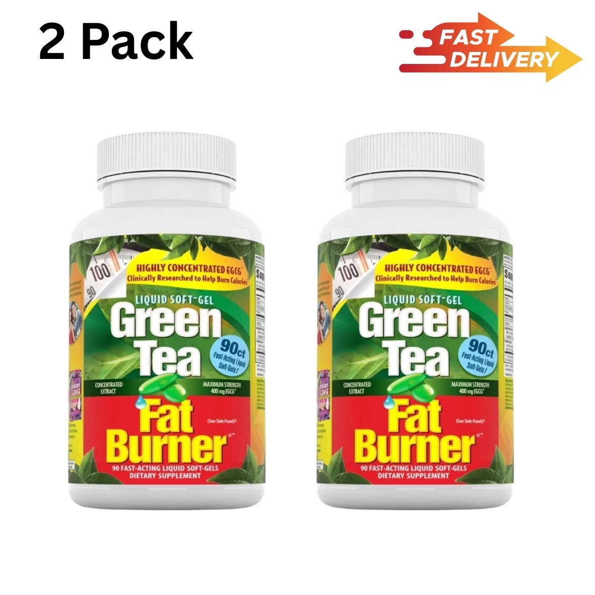 Applied Nutrition Green Tea Weight Loss Supplement, 180 Capsules