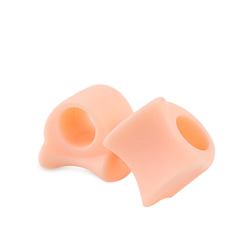 1 Pair Silicone Gel Toe Separator Big Toe Spacer Reusable Foot Care