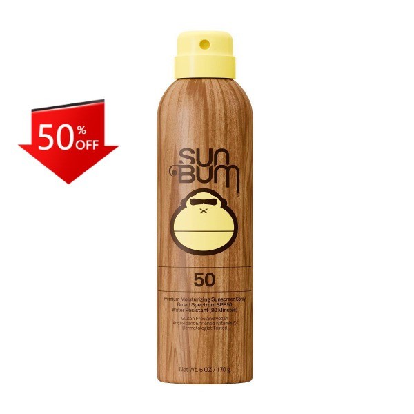 Sun Bum Original Sunscreen Spray – SPF 50 – 6oz: Whole Body, Hypoallergenic