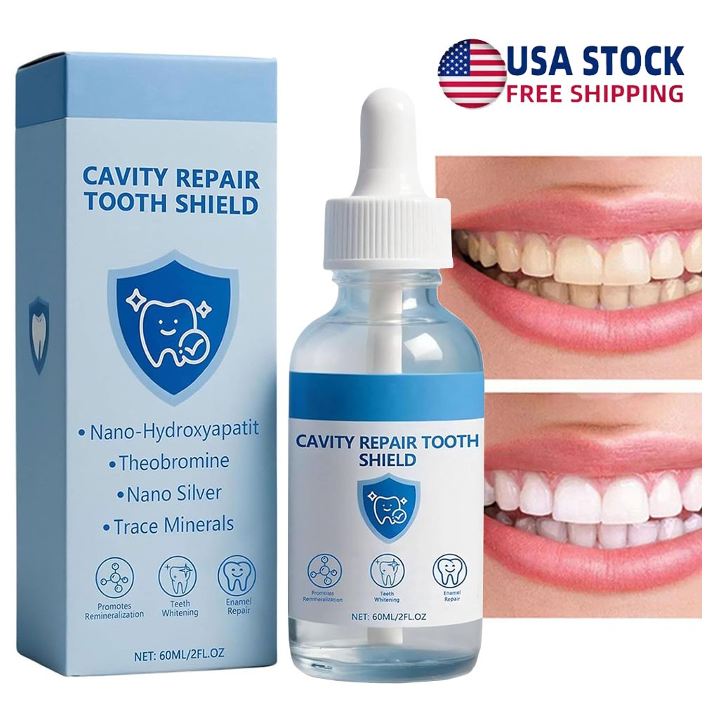Cavity Healing Tooth Shield Liquid,Repair Cavities & Restore Tooth Enamel 2FL.OZ