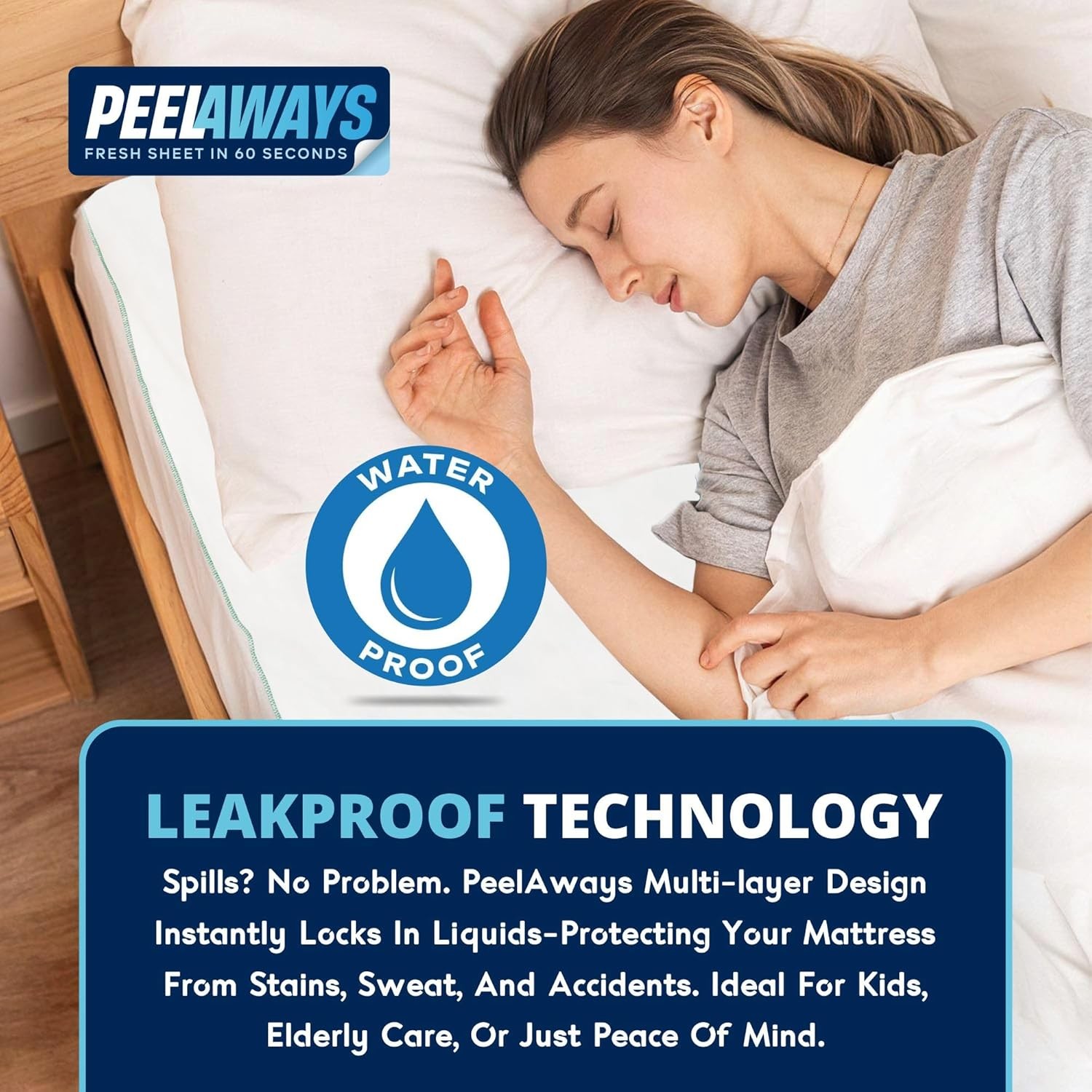 Waterproof disposable bed sheet Same as TV show 5-layer absorbent bed sheet