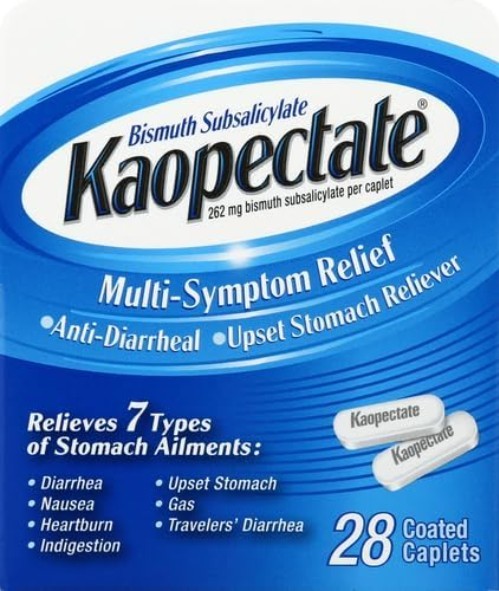 Multi-Symptom Stomach Relief Caplets – Fast-Acting, On-the-Go Comfort