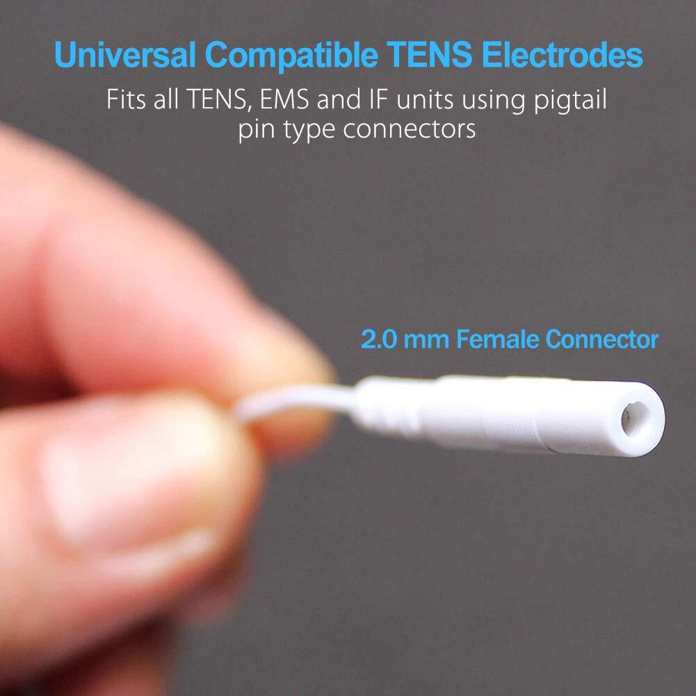40 Tens Electrode Pads EMS Replacement Unit 7000 3000 2×2 Muscle Stimulator BULK