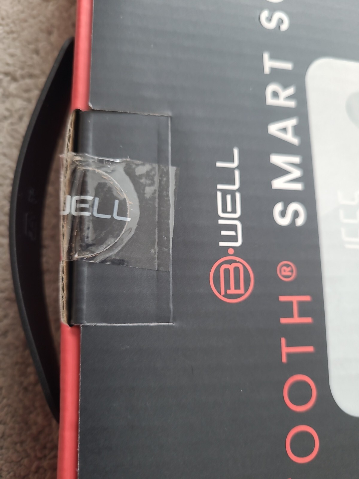 B Well Bluetooth Smart Scale Weight Scale LED Display Glass Platform