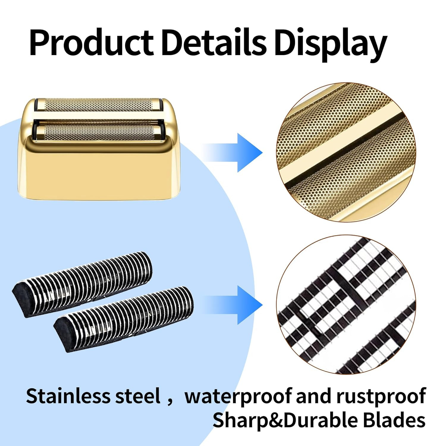1 Pack Professional Replacement Foil and Cutters for Babylisspro Barberology