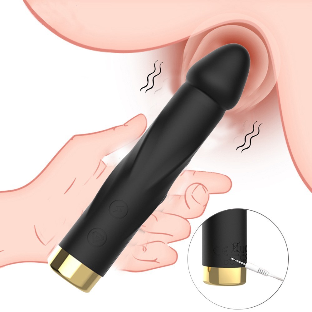 Women Mini Powerful Bullet Shape 10 Speed Vibrating Neck Body Massage Personal