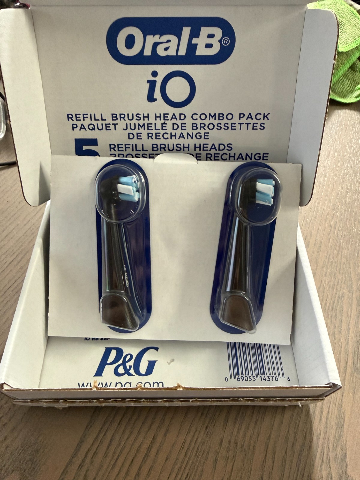 5 Pack Oral-B iO Ultimate Clean Replacement Brush Heads Black New Sealed