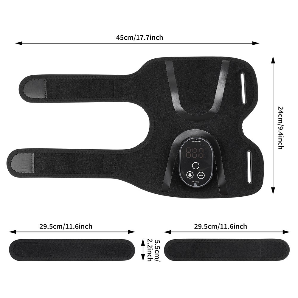 Cordless Heated Elbow Support Brace with Vibration Massage Arthritis Pain Relief