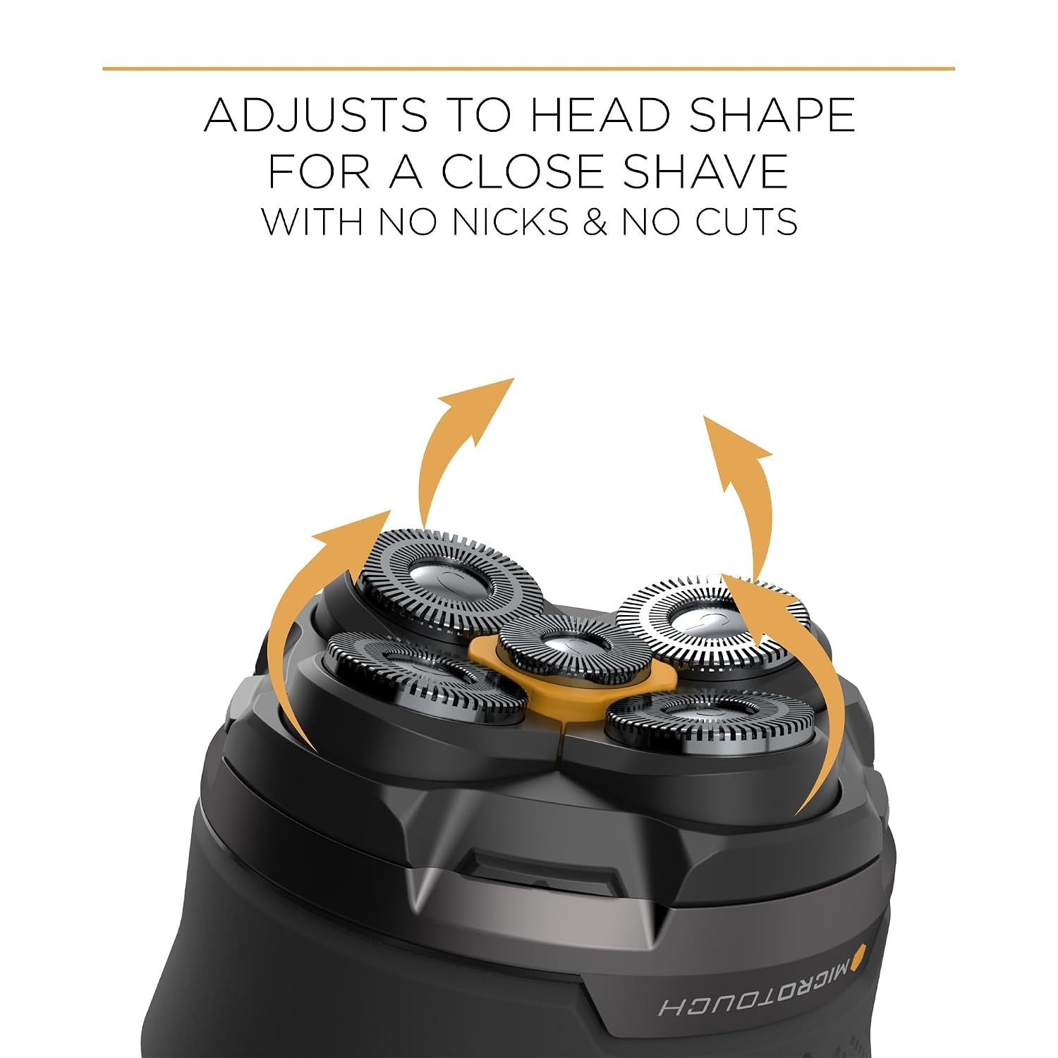 5-Blade Titanium Head Shaver – Rechargeable Men’s Wet/Dry Groomer for Smoothness