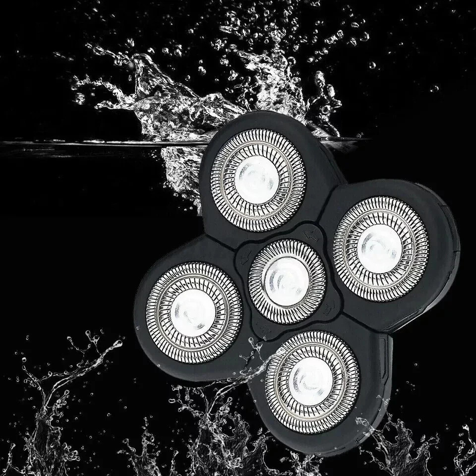 2X 5Blades Floating Shaving Bald Replacement Shaver Head For Electric Razors