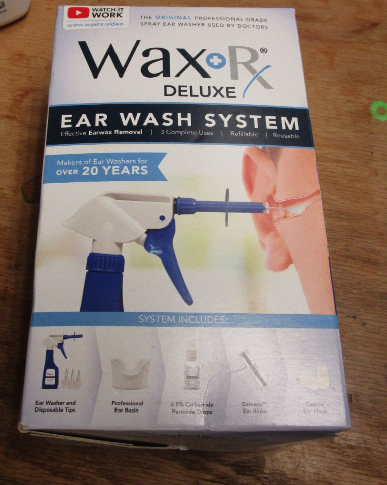 Wax-Rx Deluxe Ear Wash System Effective Earwax Removal